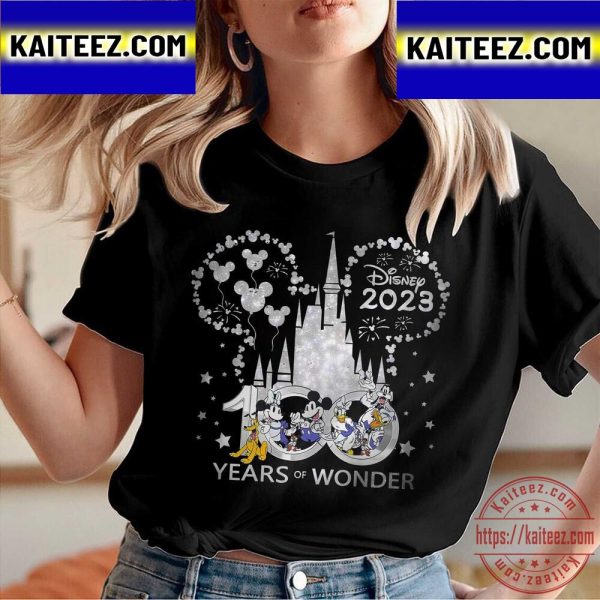 Disney 100 Years Of Wonder Mickey And Friends Vintage T-Shirt