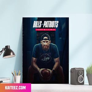 Dude Perfect x Buffalo Bills vs New England Patriots See You All There Poster