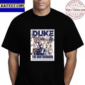 Duke The Brotherhood Blue Devils Best Teams On Cover Slam Vintage T-Shirt