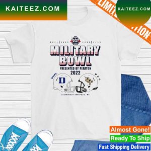 Duke University Blue Devils vs University of Central Florida Knights 2022 Military Bowl T-shirt
