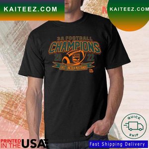 East Lincoln Mustangs 3a Football Champions 2022 T-shirt