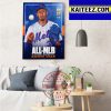 Edwin Diaz 2022 All MLB First Team RP Reliever New York Mets Art Decor Poster Canvas