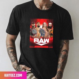 Elias x Matthew Riddle x Usos Brothers Only One Team Can Leave WWE Raw As The WWE Tag Team Champions Fan Gifts T-Shirt