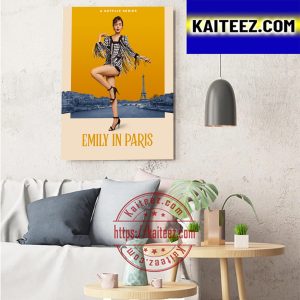 Emily In Paris Season 3 Official Poster Art Decor Poster Canvas