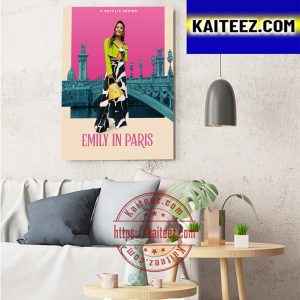Emily In Paris Season 3 Official Poster Premieres December 21 Art Decor Poster Canvas