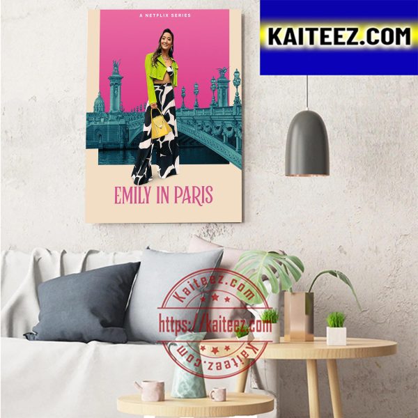 Emily In Paris Season 3 Official Poster Premieres December 21 Art Decor Poster Canvas