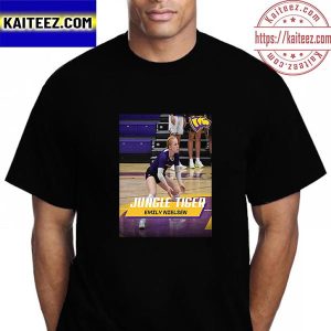 Emily Nielsen Jungle Tiger Award With UWSP Volleyball Vintage T-Shirt
