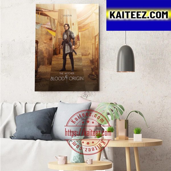 Eredin In The Witcher Blood Origin Official Poster Art Decor Poster Canvas