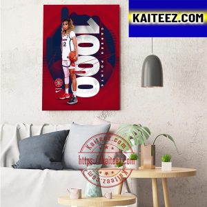 Esmery Martinez 1K Career Points With Arizona Basketball Art Decor Poster Canvas