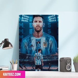 FIFA World Cup Qatar 2022 Lionel Messi Argentina Team Winner Canvas-Poster Home Decorations