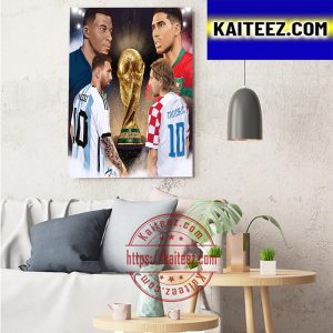 FIFA World Cup Qatar 2022 Semifinals Coming Art Decor Poster Canvas