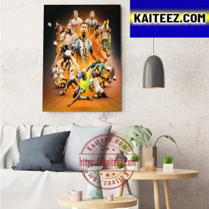 FIFA World Cup Qatar 2022 Some Incredible Goals Art Decor Poster Canvas