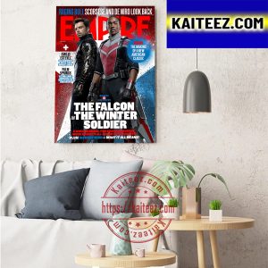 Falcon And Winter Soldier On Empire Magazine Cover Art Decor Poster Canvas