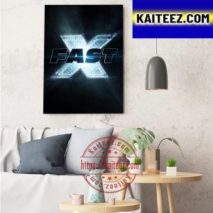 Fast X Official Poster Art Decor Poster Canvas