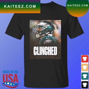 First team to clinch a playoff spot this season Philadelphia Eagles T-shirt