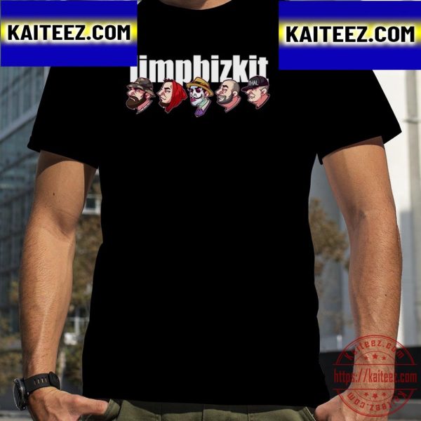 Five Faces Of Limp Bizkit Fanart Vintage T-Shirt