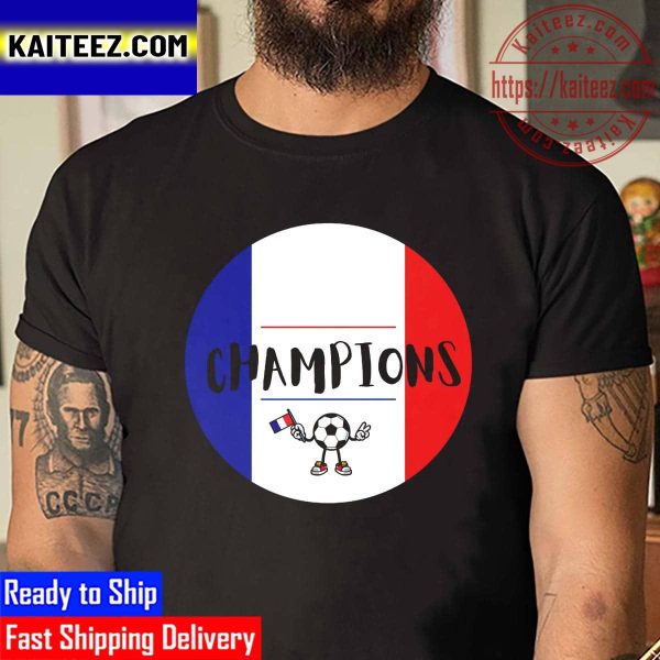 France Are Champions FIFA World Cup Qatar 2022 Vintage T-Shirt