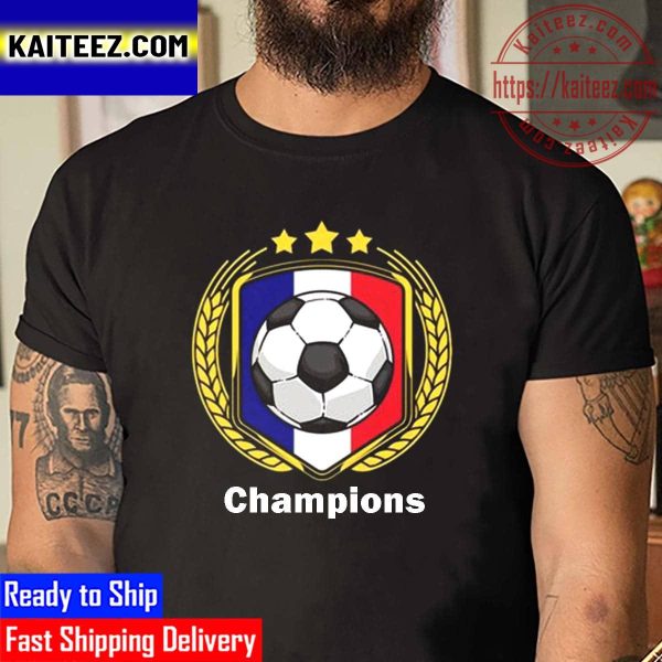 France Are Winners 2022 FIFA World Cup Champions Vintage T-Shirt