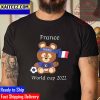 France Football Team World Cup Champions Qatar 2022 Vintage T-Shirt