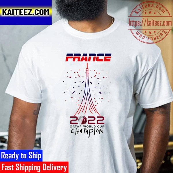 France Football Team World Cup Champions Qatar 2022 Vintage T-Shirt