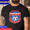 France Football Team World Cup Champions Qatar 2022 Vintage T-Shirt