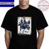 Garrett Wilson Franchise Rookie Record For REC YDS New York Jets NFL Vintage T-Shirt