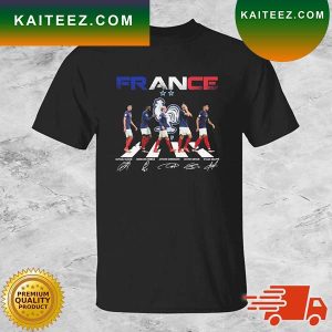 France Team Soccer Abbey Road Signatures T-shirt