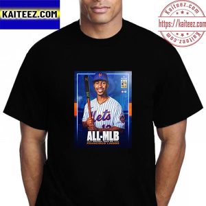 Francisco Lindor 2022 All MLB Second Team SS New York Mets Vintage T-Shirt