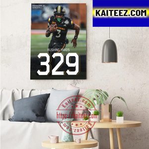 Frank Gore Jr 329 Rushing Yards With Southern Miss Football Art Decor Poster Canvas