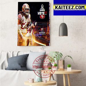 Fred Warner Pro Bowl Games Vote 23 San Francisco 49ers NFL Art Decor Poster Canvas