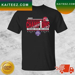 Fresno State Bulldogs 2022 Mountain West Football Conference Champions T-shirt