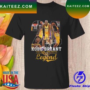 Funny Kobe Bryant the man the myth the legend signature 2023 T-shirt