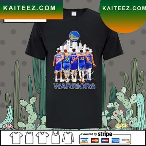 Funny Wiggins Curry Thompson Green and Poole Golden State Warriors signatures T-shirt
