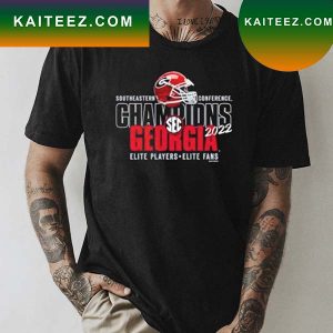 Georgia 2022 UGA SEC Champions elite players T-Shirt