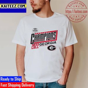 Georgia Bulldogs 2022 SEC Football Champs UGA SEC Championships Vintage T-Shirt