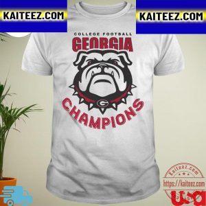 Georgia Bulldogs College Football Champions Vintage T-Shirt