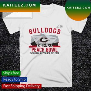 Georgia Bulldogs College Football Playoff 2022 Peach Bowl Gameday Stadium T-shirt