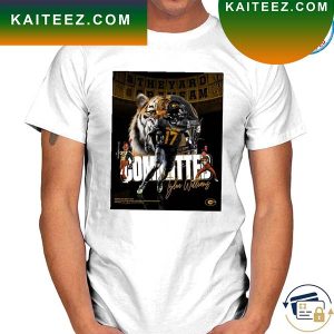 Georgia Bulldogs Football Committed The Yard Cream Grambling Signature T-Shirt