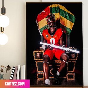 Georgia Bulldogs Football Edge Rusher Samuel M’Pemba Has Committed To The Dawgs Poster