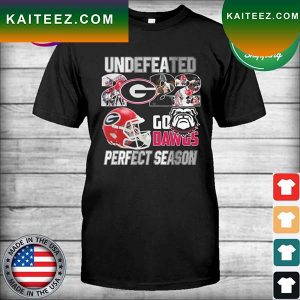 Georgia Bulldogs Undefeated 2022 Go Dawgs Perfect Season T-shirt