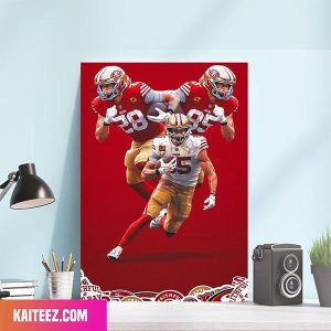 Get Gameday Ready With San Francisco 49ers Canvas-Poster Home Decorations