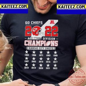 Go Chiefs 2022 AFC West Division Champions Kansas City Chiefs Vintage T-Shirt