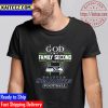 God First Family Second Then Seattle Seahawks Football Vintage T-Shirt
