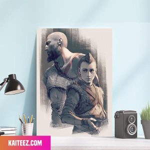 God Of War Ragnarok Father And Son Poster