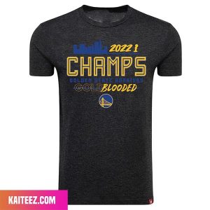 Golden State Warriors Sportiqe Black 2022 NBA Finals Champions Comfy Wordmark Fan Gifts T-Shirt