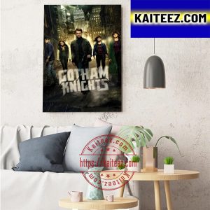 Gotham Knights Official Poster Art Decor Poster Canvas