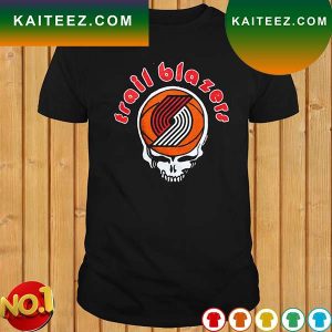 Grateful Dead Trail Blazers NBA T-shirt
