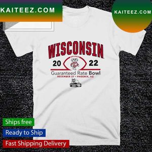 Guaranteed Rate Bowl 2022 Wisconsin Team Logo T-shirt