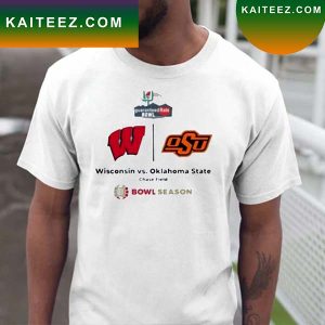 Guaranteed Rate Bowl Wisconsin Vs Oklahoma State Chase Field Bowl Season T-shirt