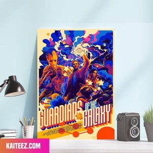 Guardians Of The Galaxy Marvel Studios Poster Movie Canvas